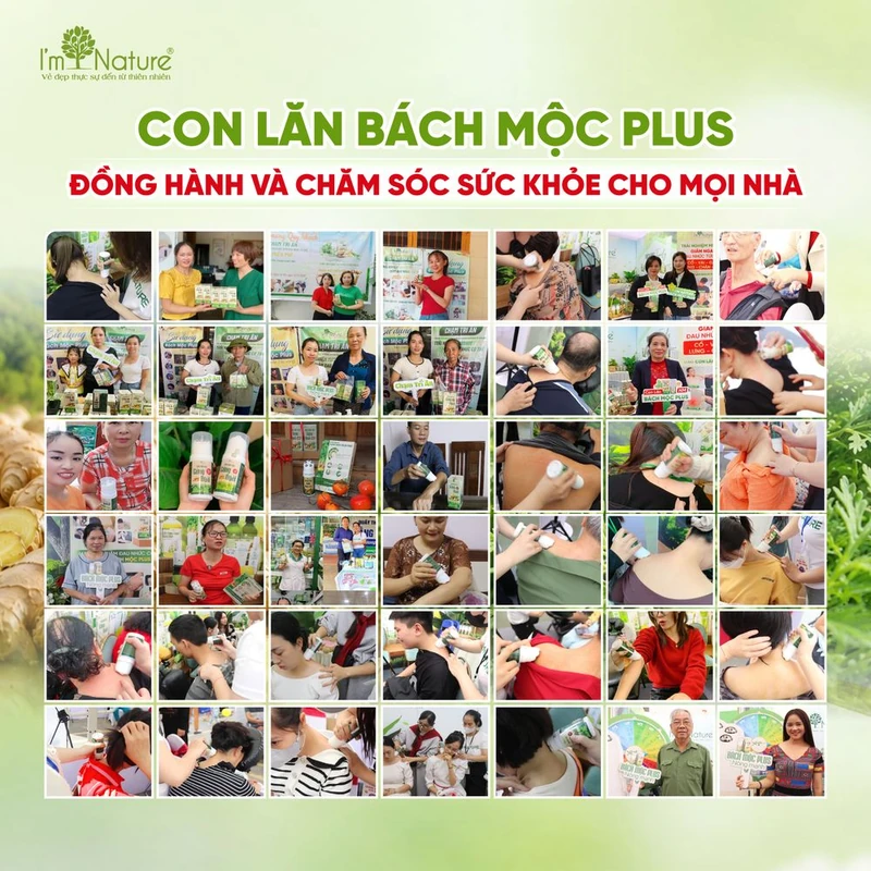 Hình ảnh khách hàng trải nghiệm trực tiếp con lăn Bách Mộc Plus